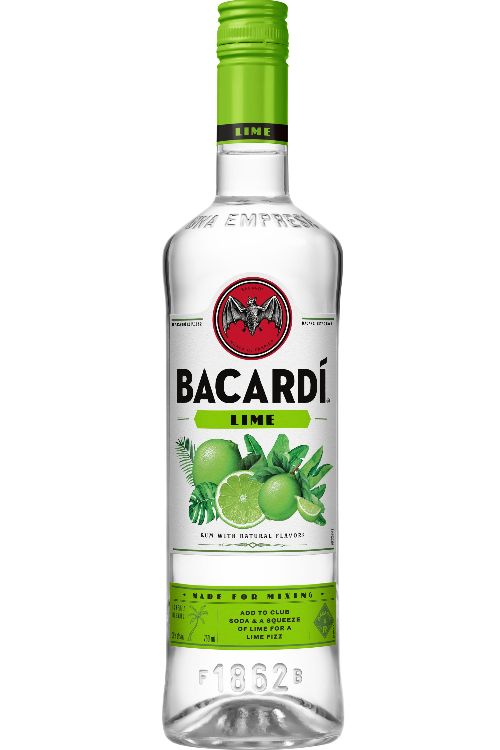 Bacardi Lime Flavored Rum 750 ML Rum OHLQ