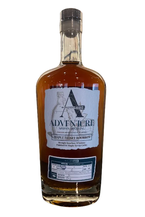 ADVENTURE SPIRITS DISTILLING MAPLE HEART BOURBON