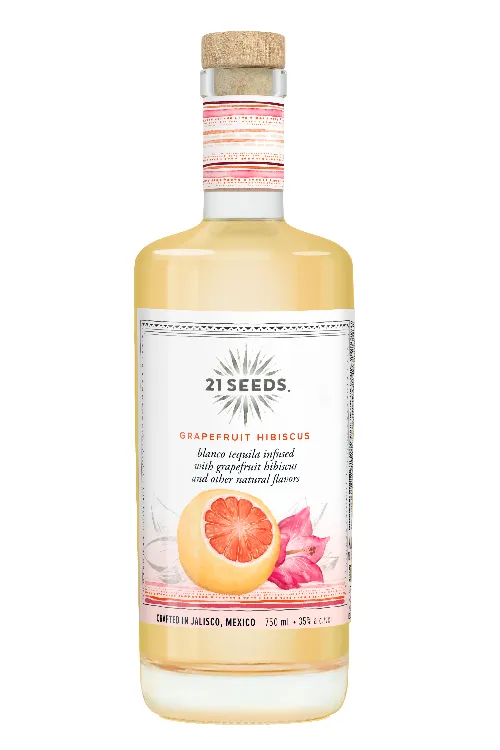 21 Seeds Grapefruit Hibiscus - 750 ML | Tequila