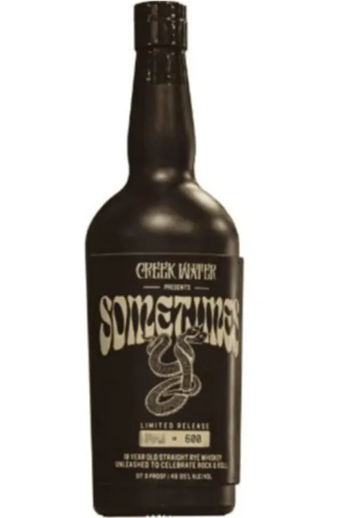 CREEK WATER SOMETIMES Y RYE WHISKEY