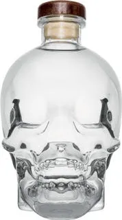 659 Crystal Head Vodka スカル型750mL 未開封 Crystal Head Vodka Clear Glass Skull Empty Bottle with Box