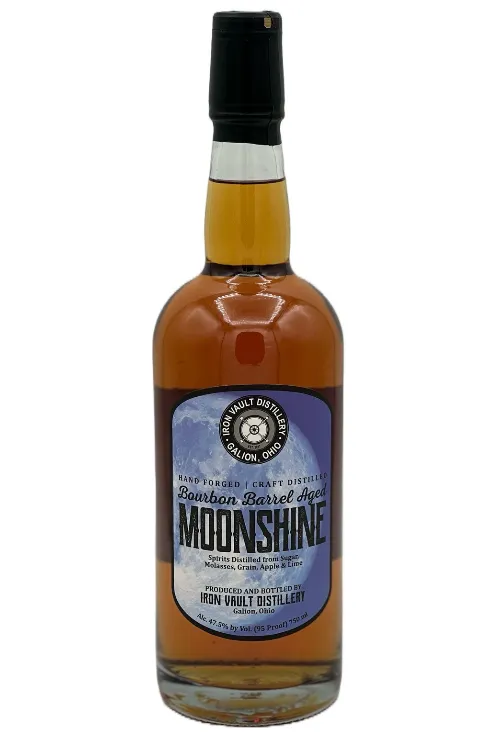 Iron Vault Bourbon Barrel Aged Moonshine