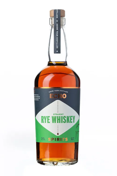 Echo Spirits Distilling Co. Straight Rye Whiskey