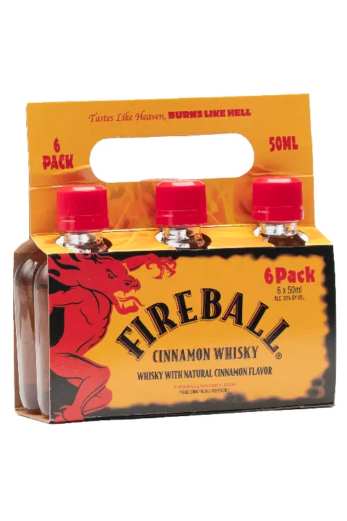 Fireball Cinnamon Whisky 6 Pack Carrier