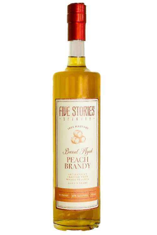Five Stories Barrel Aged Peach Brandy