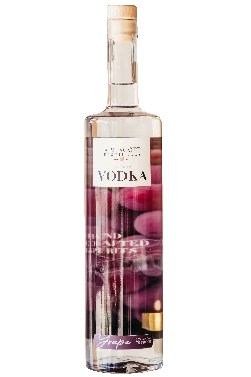 A.m. Scott Distillery Grape Vodka