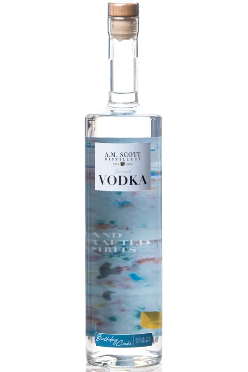 A.m. Scott Distillery Birthday Cake Vodka