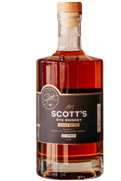 A.m. Scott Cigar Batch Rye Whiskey