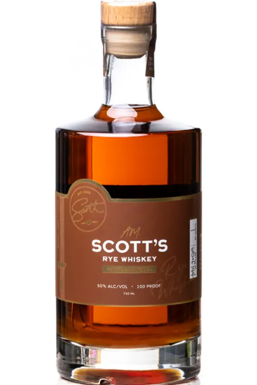 A.m. Scott Single Barrel Rye Whiskey