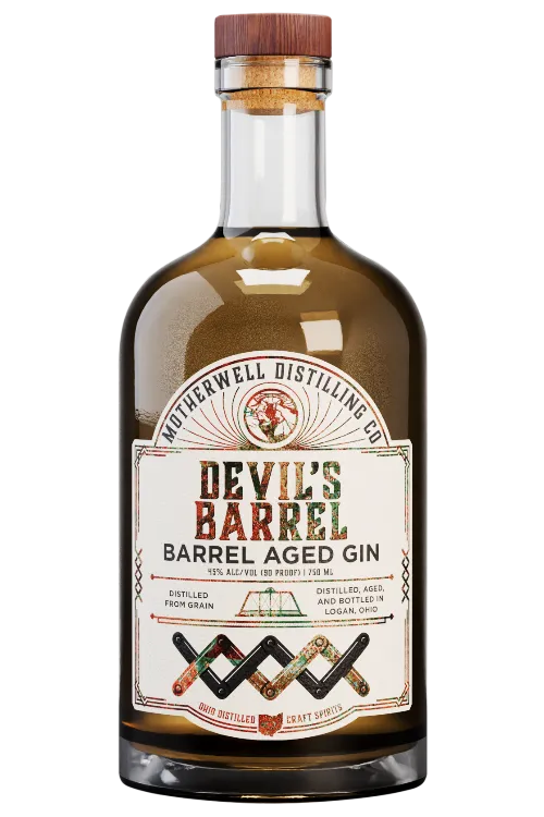 MOTHERWELL DISTILLING CO DEVIL'S BARREL AGED GIN