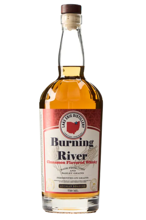 Lake Erie Distillery Burning River Cinnamon Whisky