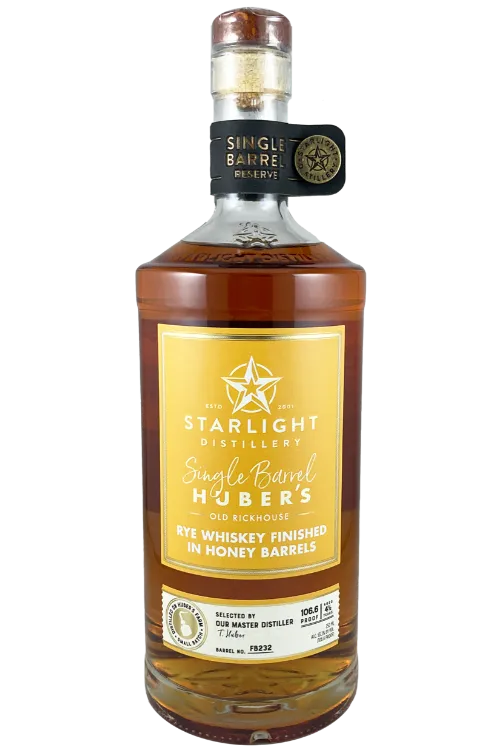 Starlight Honey Barrel Finished Rye Whiskey BTB
