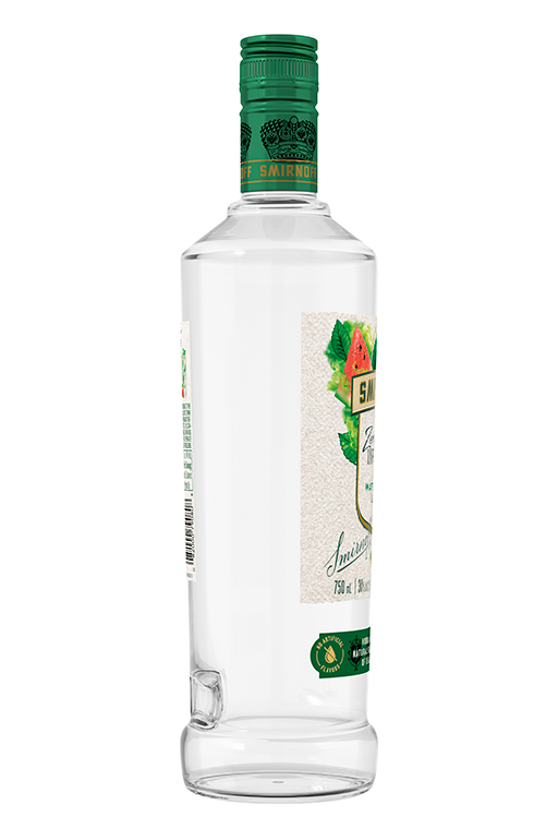 Smirnoff Zero Sugar Infusions Watermelon & Mint 750 ML Vodka OHLQ