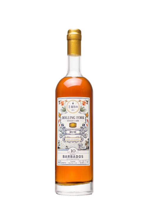 Rolling Fork 10 Year Single Cask Barbados Rum - 750 ML | Rum | OHLQ