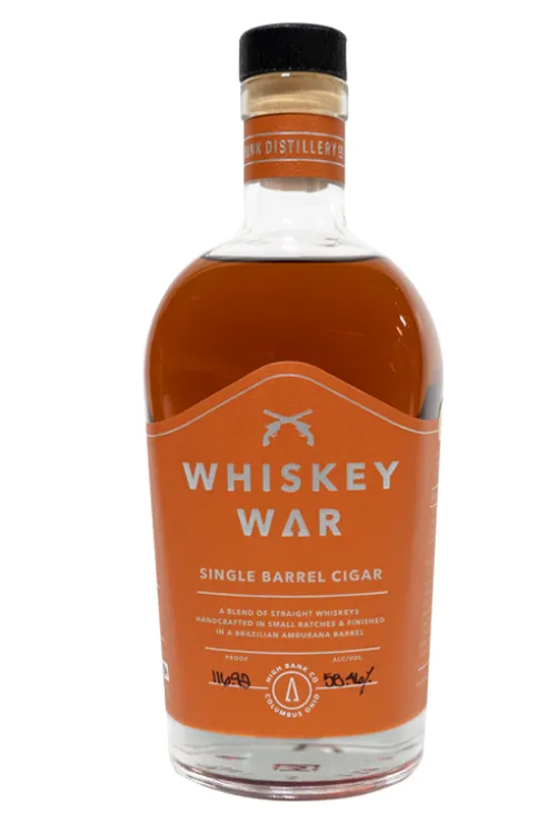HIGH BANK WHISKEY WAR CIGAR CASK SINGLE BARREL