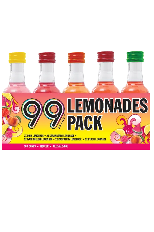 99 FLAVORED LEMONADES 50ML VARIETY 10PK