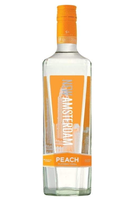 New Amsterdam Peach Flavored Vodka - 375 ML | Vodka | OHLQ