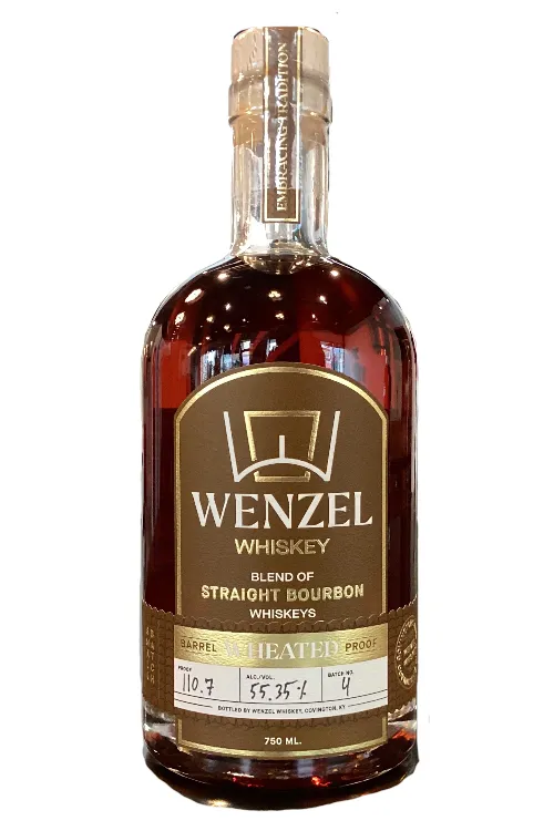 WENZEL DISTILLERY 8YR BARREL PROOF WHEATED BOURBON