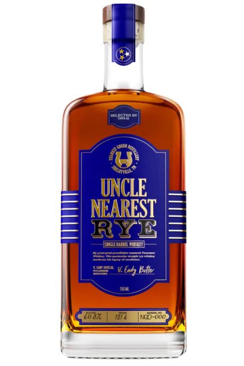 UNCLE NEAREST SINGLE BARREL RYE WHISKEY