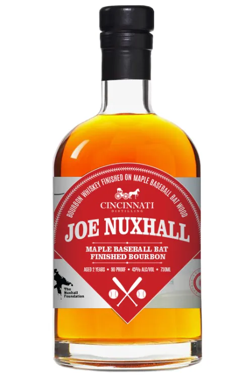 JOE NUXHALL BASEBALL BAT AGED BOURBON