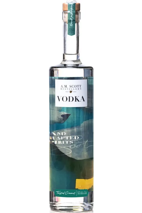 A.m. Scott Distillery Toasted Coconut Vodka