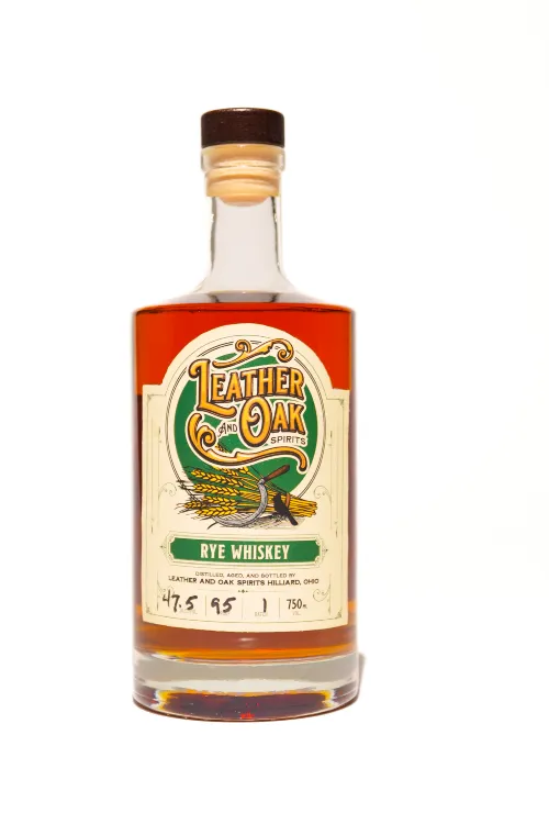 LEATHER & OAK SPIRITS RYE WHISKEY