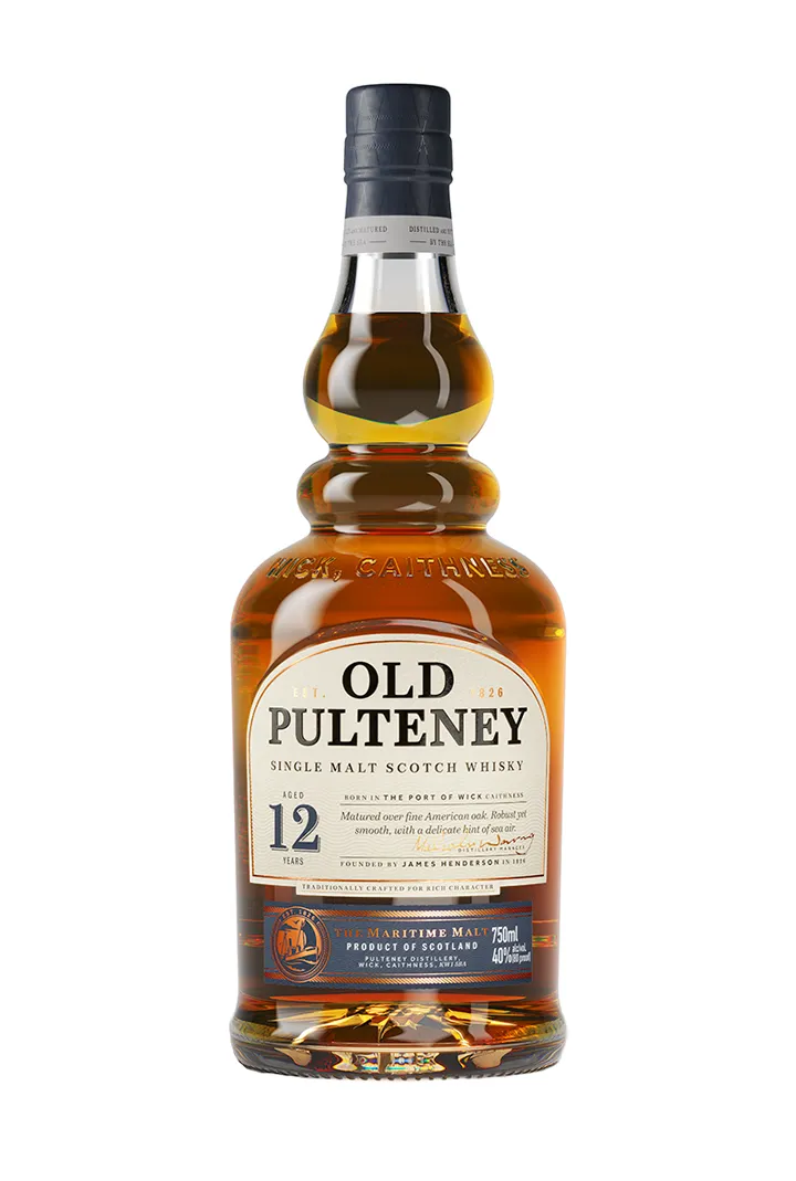 Old Pulteney 12yr Single Malt Scotch - 750 ML | Whiskey