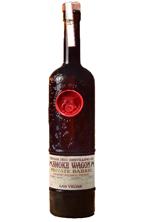 SMOKE WAGON PRIVATE BARREL BOURBON WHISKEY
