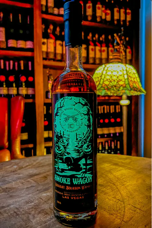 SMOKE WAGON HALLOWEEN STRAIGHT WHISKEY BOURBON - 750 ML