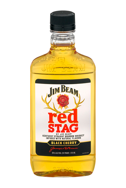 Jim Beam Red Stag Black Cherry Bourbon 50ml Plastic Bottle - Yankee Spirits