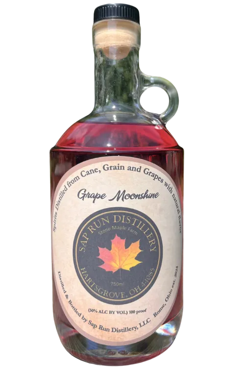 SAP RUN DISTILLERY GRAPE MOONSHINE