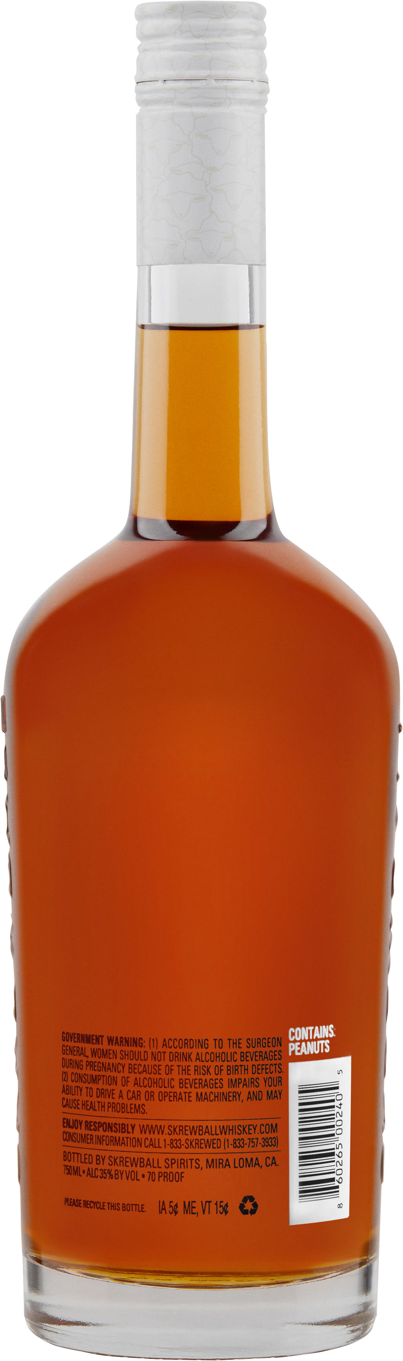 Skrewball Peanut Butter Whiskey - 750 ML | OHLQ.com