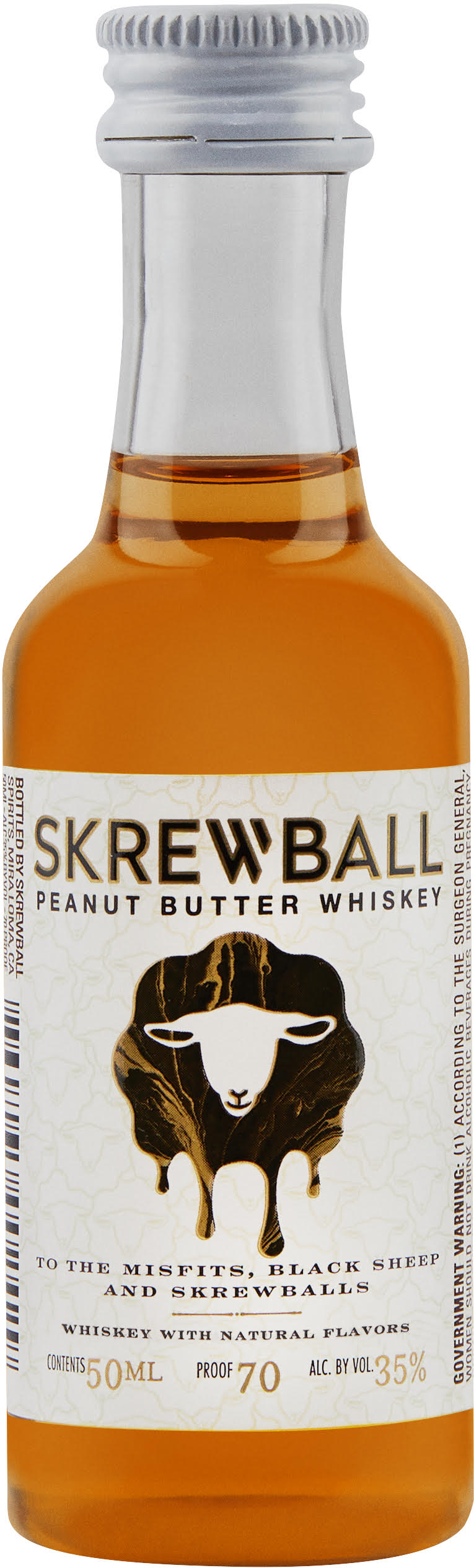 Skrewball Peanut Butter Whiskey 50 ML Cordial OHLQ