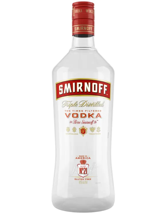 SMIRNOFF GLASS BOTTLE