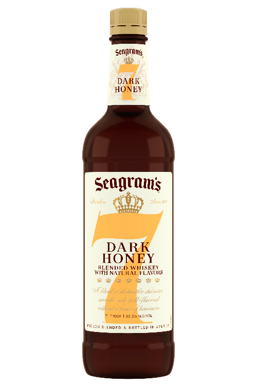 Seagram's 7 Crown Dark Honey Blended Whiskey 750 ML Whiskey OHLQ