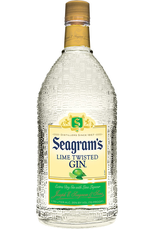 Seagram's Lime Twisted Gin 1.75 L Gin OHLQ