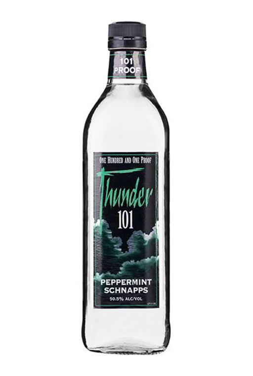 Thunder 101 Peppermint Schnapps Cordial OHLQ